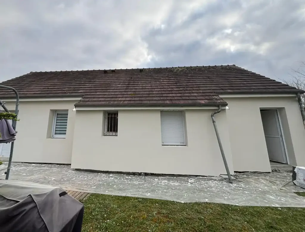 ITE pavillon avec garage - APRES (1)