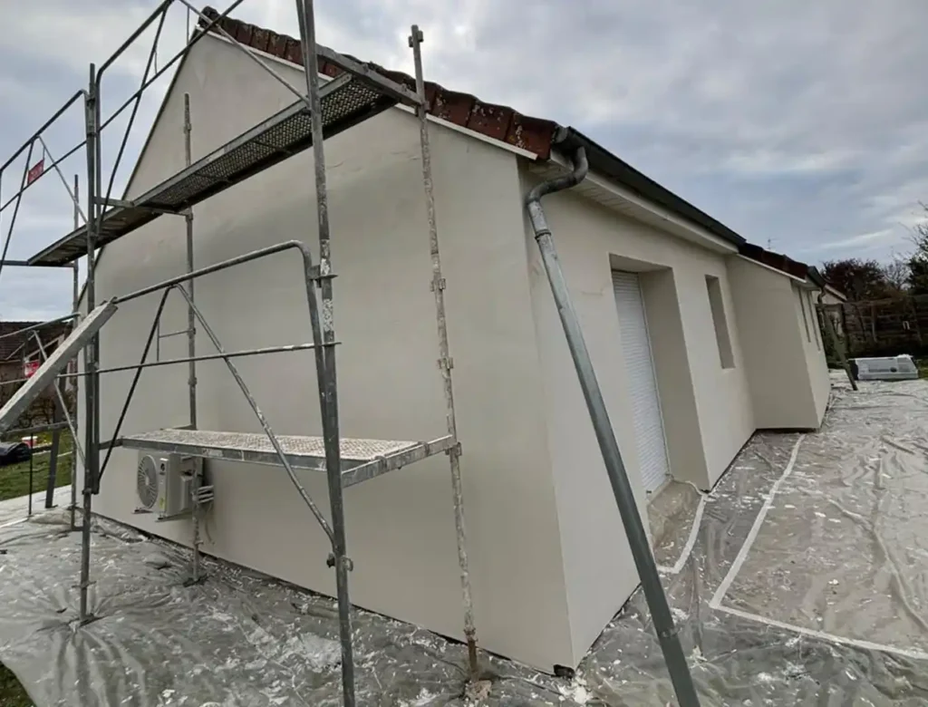 ITE pavillon avec garage - APRES (2)