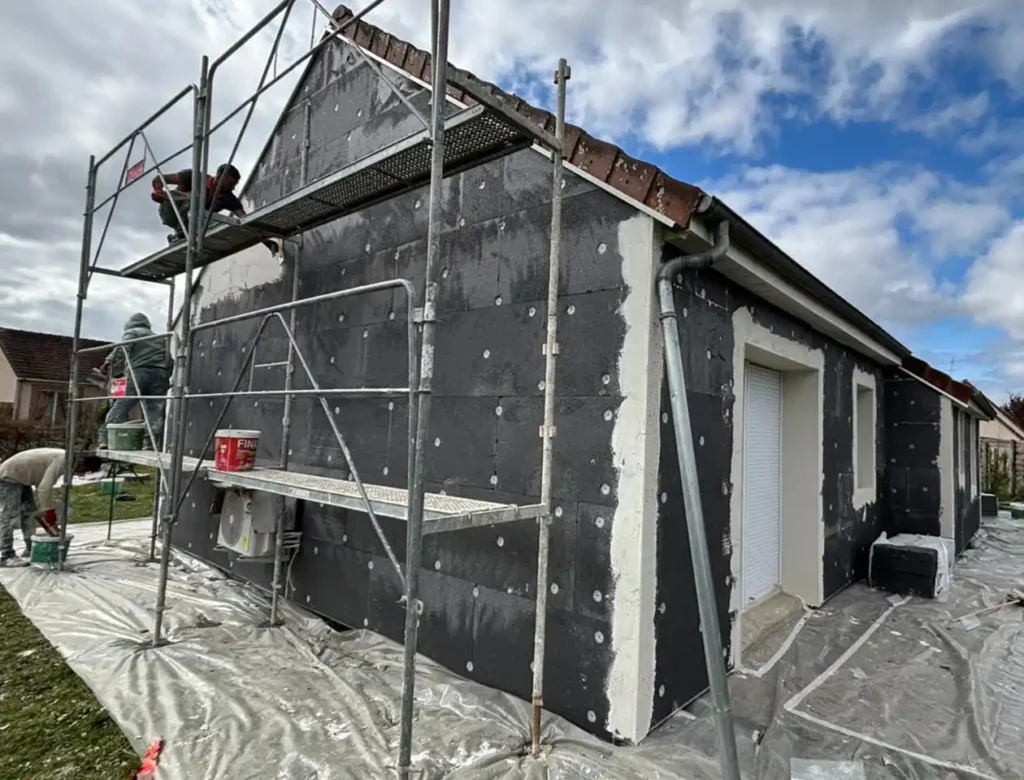 ITE pavillon avec garage - AVANT (3)