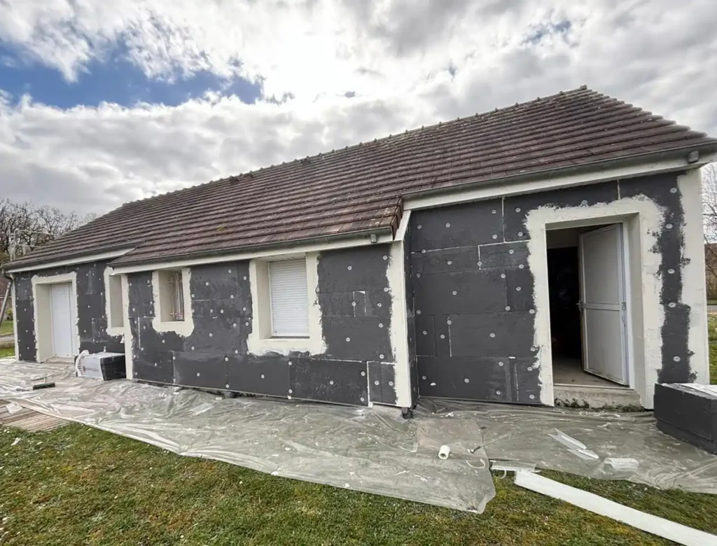 ITE pavillon avec garage - AVANT (4)